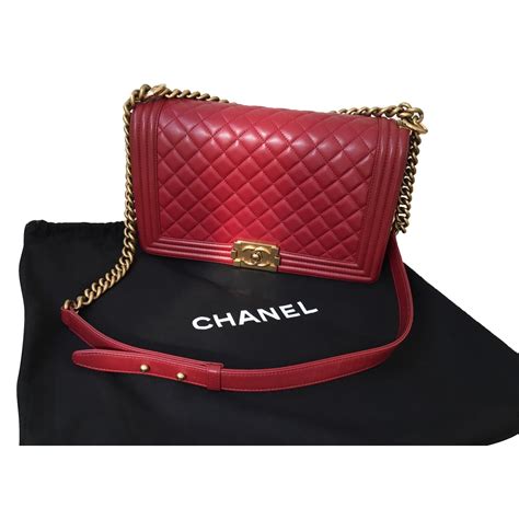 dark red chanel boy bag|Chanel Boy Bag Fashion Sotheby's.